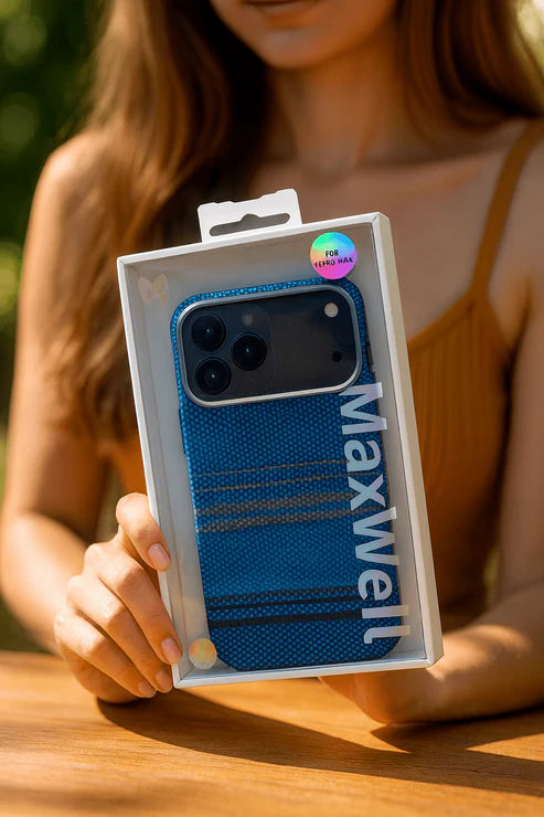 Maxwell Textured Striped iPhone Case – Stylish Protective Phone Cover
