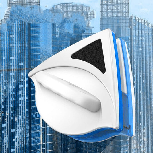 Magnetic Double-Sided Glass Cleaner – Window Cleaning Tool for Double-Glazed Windows | Strong Magnet Window Wiper for High-Rise & Home Use