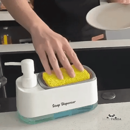 🧴 Stainless Steel Kitchen Soap Dispenser – Refillable Countertop Pump for Dish or Hand Soap