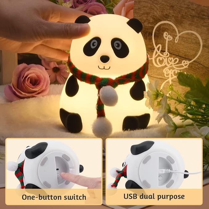 Panda Silicone Night Light