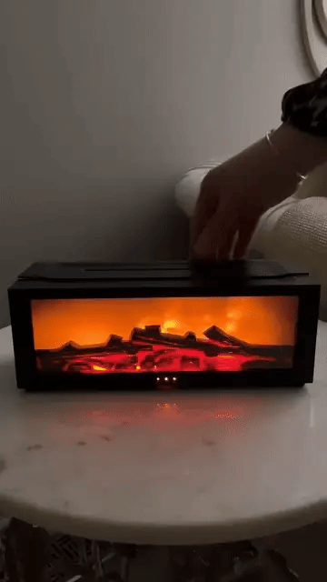 Flame Fireplace Aroma Diffuser