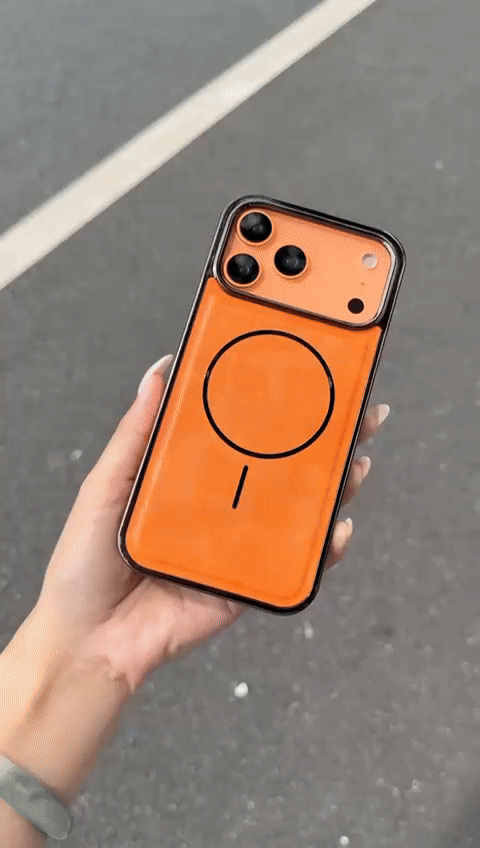 MaxWell Leather Magesafe iPhone 17 pro Max  Case