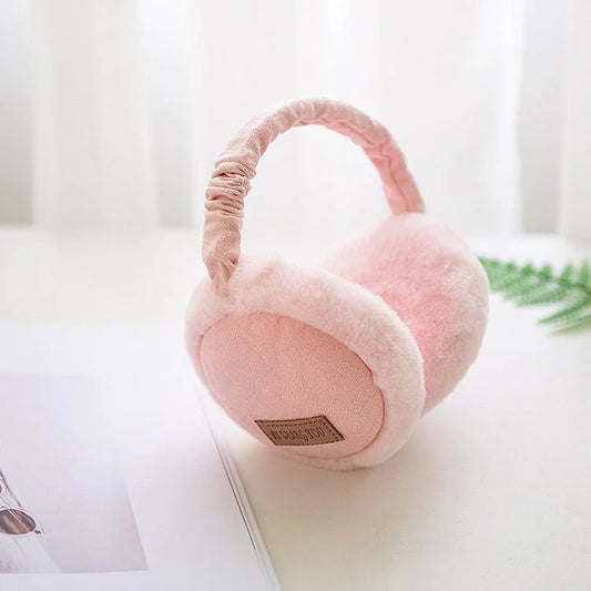 Bluetooth Earmuffs Headphones Warm Plush Earmuffs Ure Color Fashion Foldable Soft Simple Adjustable Winter Accessories
