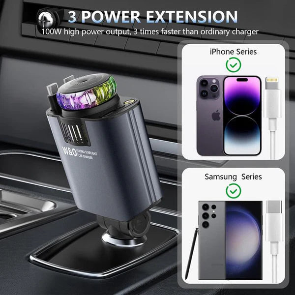5-in-1 Starlight Car Charger and diffuser