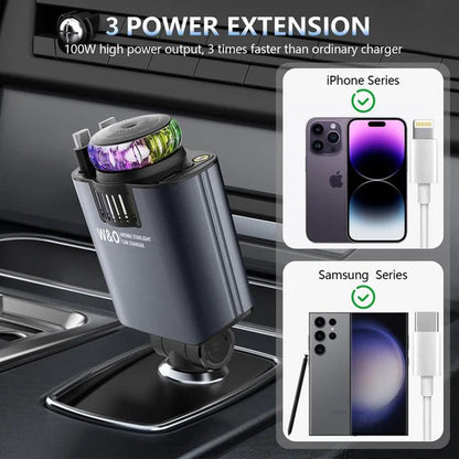 5-in-1 Starlight Car Charger and diffuser