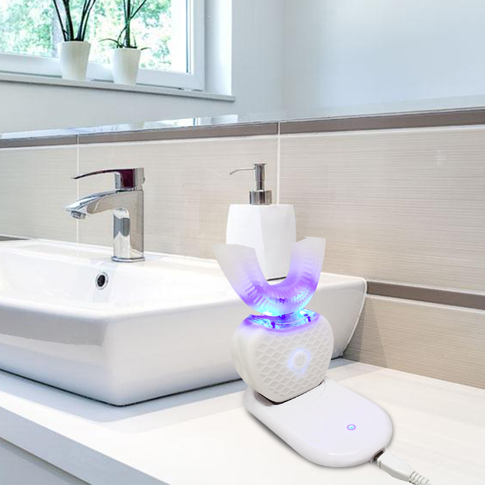 Smart Electric Toothbrush USB Rechargeable U-shaped Tooth