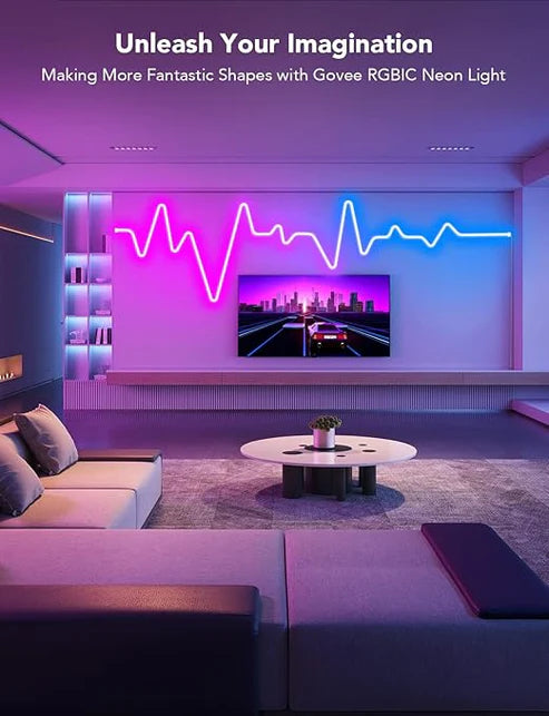 "Govee Neon Rope LED Light – Color-Changing Flexible Strip for Home Decor"