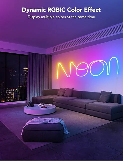 "Govee Neon Rope LED Light – Color-Changing Flexible Strip for Home Decor"