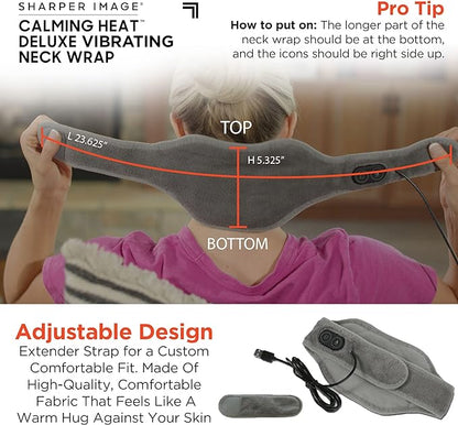 Calm Heat Massaging Neck Wrap
