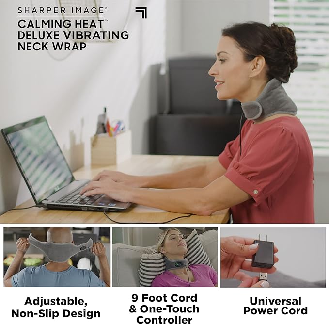 Calm Heat Massaging Neck Wrap