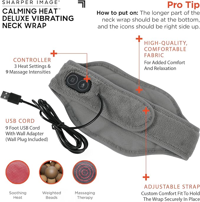 Calm Heat Massaging Neck Wrap