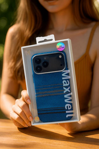 Maxwell Textured Striped iPhone Case – Stylish Protective Phone Cover