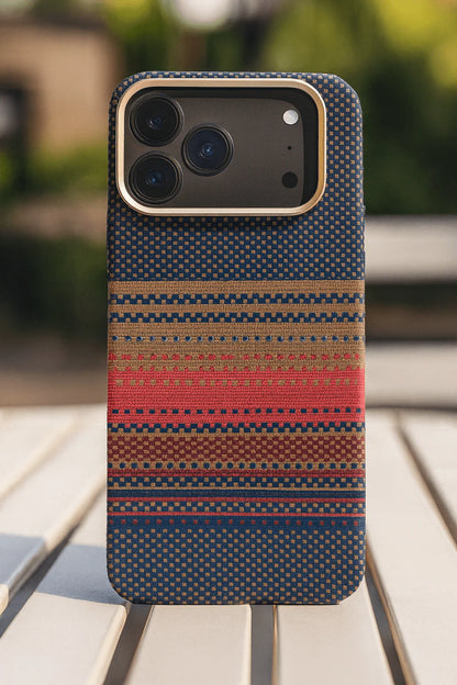 Maxwell Textured Striped iPhone Case – Stylish Protective Phone Cover
