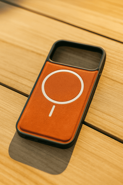 MaxWell Leather Magesafe iPhone 17 pro Max  Case