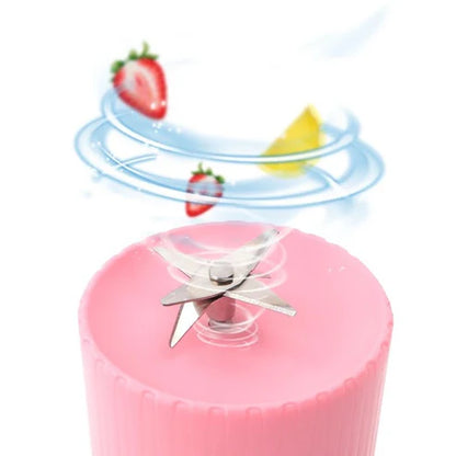 Mini Portable Juicer Bottle – Travel Blender for Fresh Smoothies & Juice On-the-Go