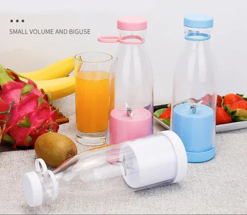 Mini Portable Juicer Bottle – Travel Blender for Fresh Smoothies & Juice On-the-Go