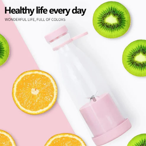 Mini Portable Juicer Bottle – Travel Blender for Fresh Smoothies & Juice On-the-Go
